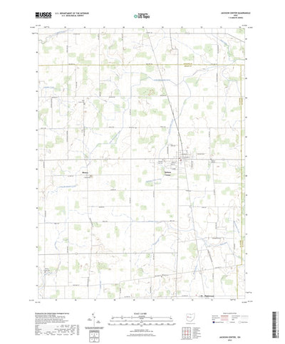 United States Geological Survey Jackson Center, OH (2023, 24000-Scale) digital map