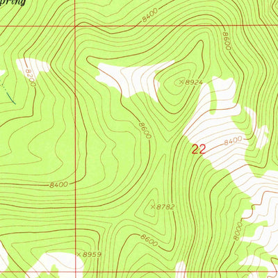 United States Geological Survey Jackson Draw, UT (1967, 24000-Scale) digital map