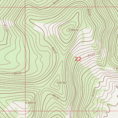 United States Geological Survey Jackson Draw, UT (1996, 24000-Scale) digital map