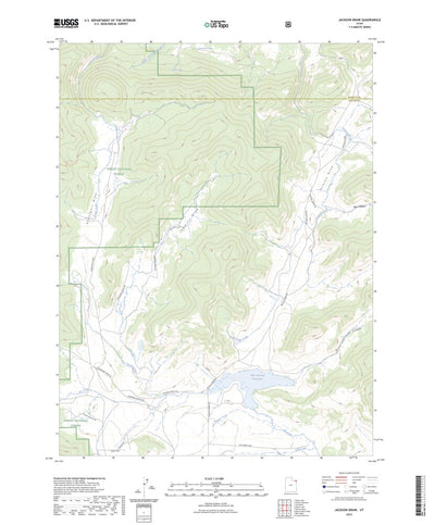 United States Geological Survey Jackson Draw, UT (2023, 24000-Scale) digital map