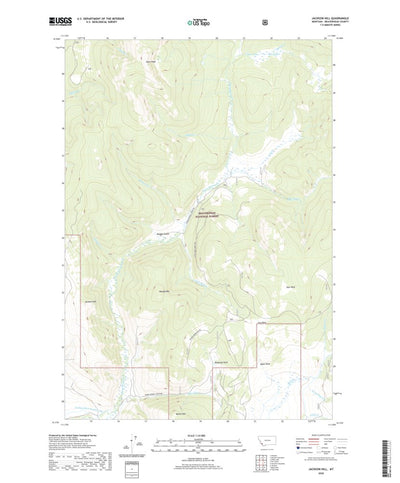 United States Geological Survey Jackson Hill, MT (2020, 24000-Scale) digital map