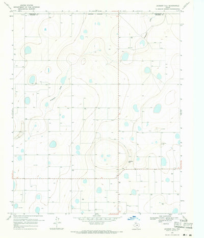 United States Geological Survey Jackson Hill, TX (1969, 24000-Scale) digital map