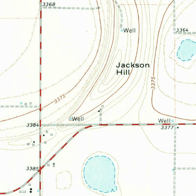 United States Geological Survey Jackson Hill, TX (1969, 24000-Scale) digital map