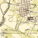 United States Geological Survey Jackson, LA (1945, 31680-Scale) digital map