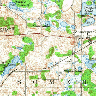 United States Geological Survey Jackson, MI (1935, 62500-Scale) digital map