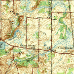 United States Geological Survey Jackson, MI (1939, 62500-Scale) digital map