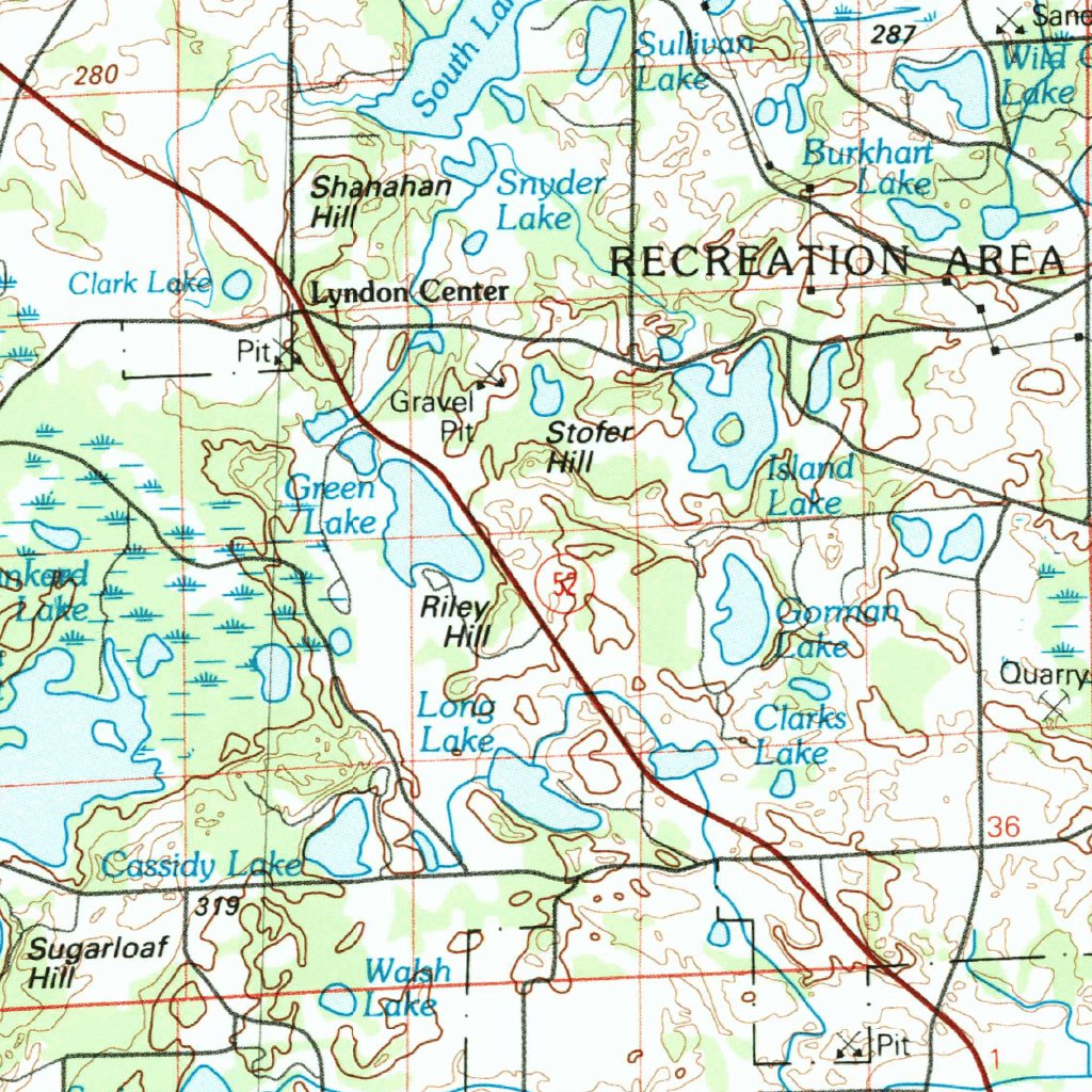 Jackson, MI (1983, 100000-Scale) Map by United States Geological