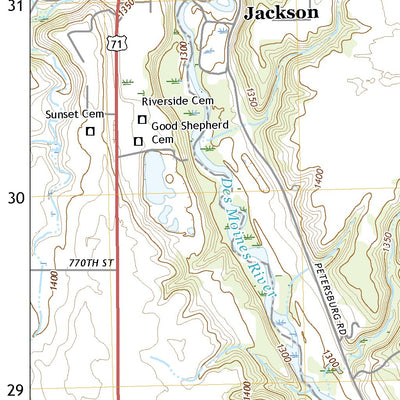 United States Geological Survey Jackson, MN (2022, 24000-Scale) digital map