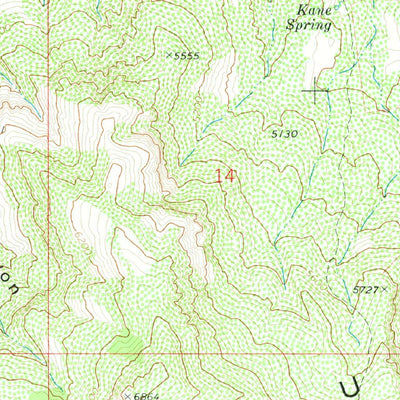United States Geological Survey Jackson Mountain, AZ (1972, 24000-Scale) digital map