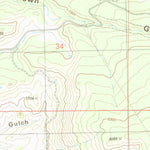 United States Geological Survey Jackson Mountain, CO (1984, 24000-Scale) digital map