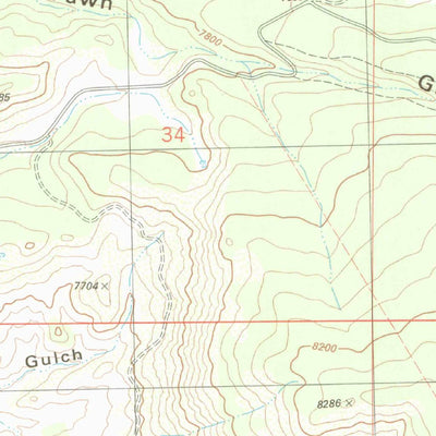 United States Geological Survey Jackson Mountain, CO (1984, 24000-Scale) digital map