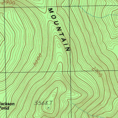 United States Geological Survey Jackson Mountain, ME (1984, 24000-Scale) digital map
