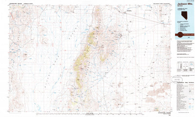 United States Geological Survey Jackson Mountains, NV (1985, 100000-Scale) digital map