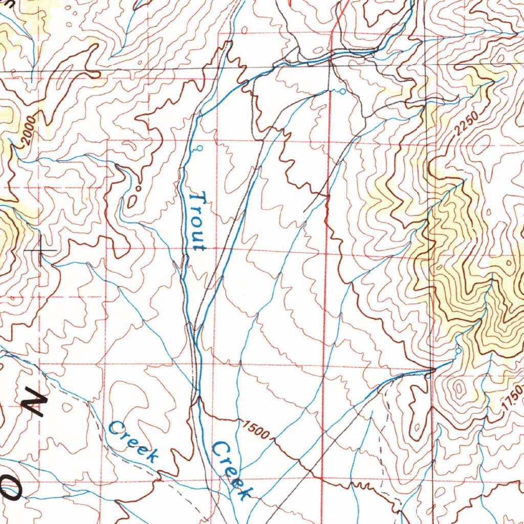 Jackson Mountains, NV (1985, 100000-Scale) Map by United States ...