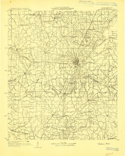 United States Geological Survey Jackson, MS (1903, 125000-Scale) digital map