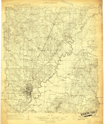 United States Geological Survey Jackson, MS (1905, 48000-Scale) digital map