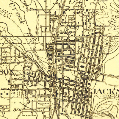 United States Geological Survey Jackson, MS (1905, 48000-Scale) digital map