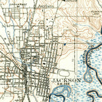 United States Geological Survey Jackson, MS (1905, 62500-Scale) digital map
