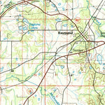 United States Geological Survey Jackson, MS-LA (1984, 100000-Scale) digital map