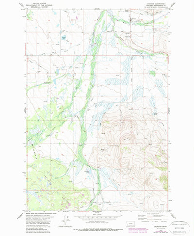 United States Geological Survey Jackson, MT (1978, 24000-Scale) digital map