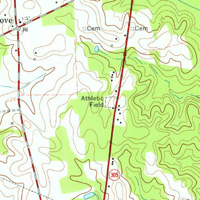 United States Geological Survey Jackson, NC (1974, 24000-Scale) digital map
