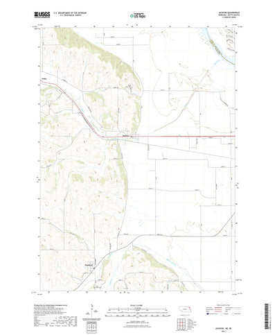 United States Geological Survey Jackson, NE (2021, 24000-Scale) digital map
