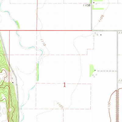 United States Geological Survey Jackson, NE-SD (1967, 24000-Scale) digital map