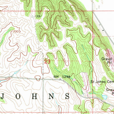 United States Geological Survey Jackson, NE-SD (1967, 24000-Scale) digital map