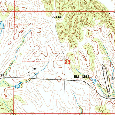United States Geological Survey Jackson, NE-SD (1993, 24000-Scale) digital map