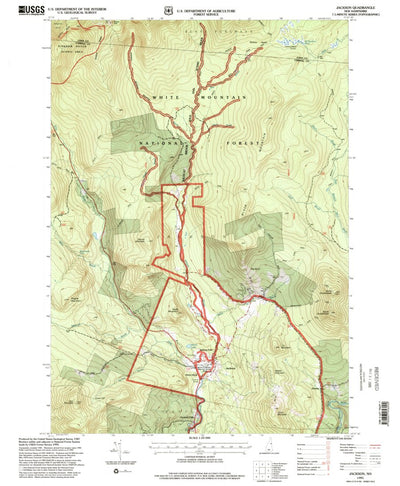 United States Geological Survey Jackson, NH (1995, 24000-Scale) digital map