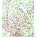 United States Geological Survey Jackson North, TN (1950, 24000-Scale) digital map