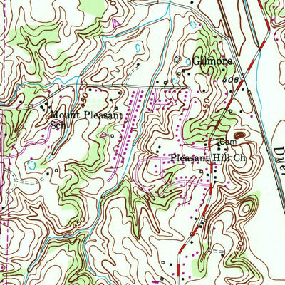 United States Geological Survey Jackson North, TN (1950, 24000-Scale) digital map