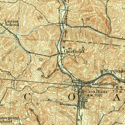 United States Geological Survey Jackson, OH (1913, 62500-Scale) digital map
