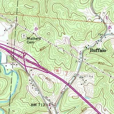 United States Geological Survey Jackson, OH (1961, 24000-Scale) digital map