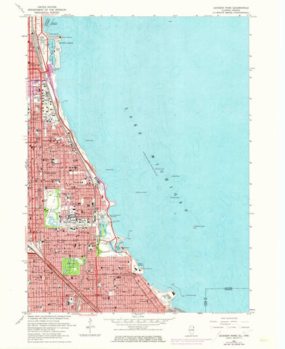 United States Geological Survey Jackson Park, IL-IN (1963, 24000-Scale) digital map