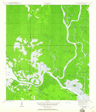 United States Geological Survey Jackson River, FL (1945, 24000-Scale) digital map