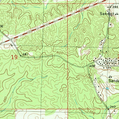 United States Geological Survey Jackson SE, MS (1980, 24000-Scale) digital map