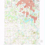 United States Geological Survey Jackson South, MI (1971, 24000-Scale) digital map