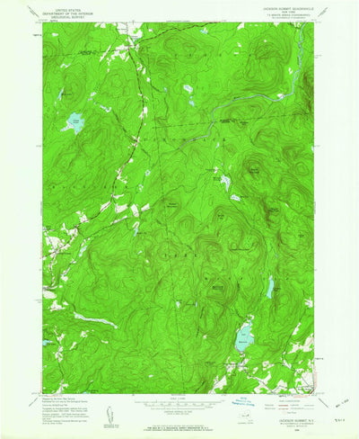 United States Geological Survey Jackson Summit, NY (1945, 24000-Scale) digital map