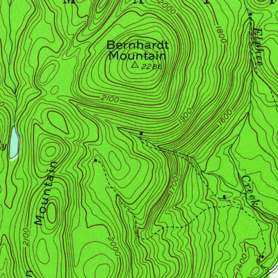 United States Geological Survey Jackson Summit, NY (1945, 24000-Scale) digital map