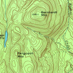 United States Geological Survey Jackson Summit, NY (1970, 24000-Scale) digital map