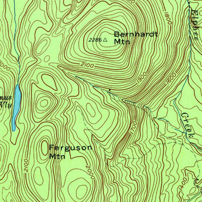 United States Geological Survey Jackson Summit, NY (1970, 24000-Scale) digital map