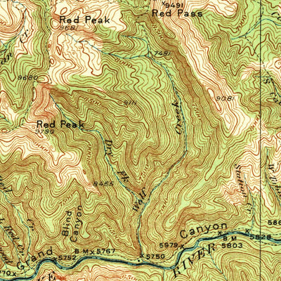 United States Geological Survey Jackson, WY (1935, 125000-Scale) digital map