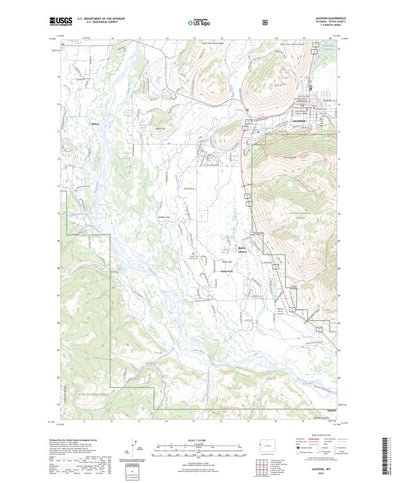 United States Geological Survey Jackson, WY (2023, 24000-Scale) digital map