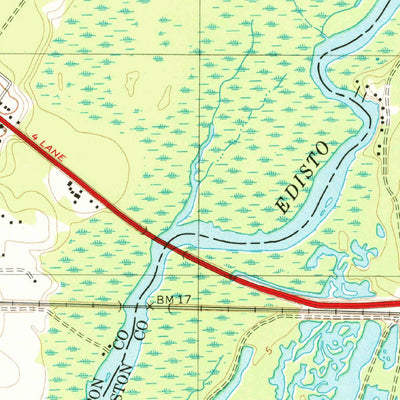 United States Geological Survey Jacksonboro, SC (1979, 24000-Scale) digital map