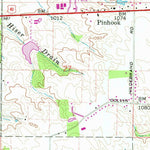 United States Geological Survey Jacksonburg, IN (1960, 24000-Scale) digital map