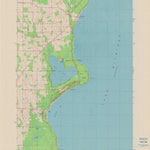 United States Geological Survey Jacksonport, WI (1982, 24000-Scale) digital map