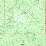 United States Geological Survey Jacksons Gap, AL (1971, 24000-Scale) digital map