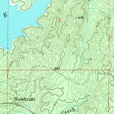United States Geological Survey Jacksons Gap, AL (1971, 24000-Scale) digital map