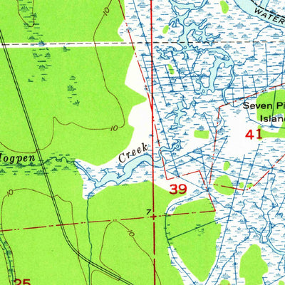 United States Geological Survey Jacksonville Beach, FL (1948, 24000-Scale) digital map